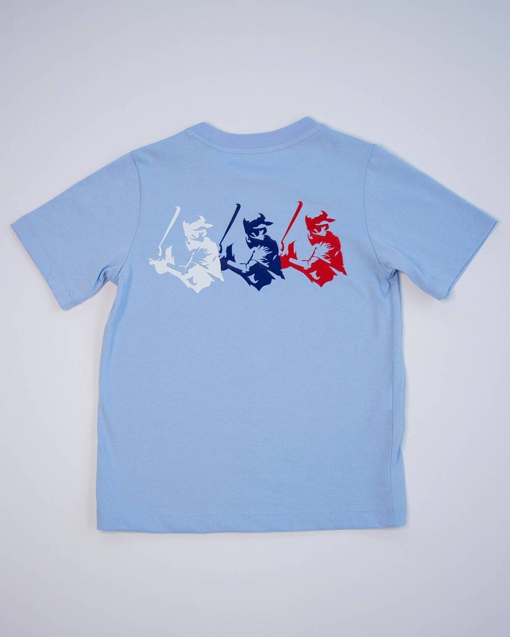 NEW COOLYBRI boys’ asher solid baseball batter pocket tee in blue